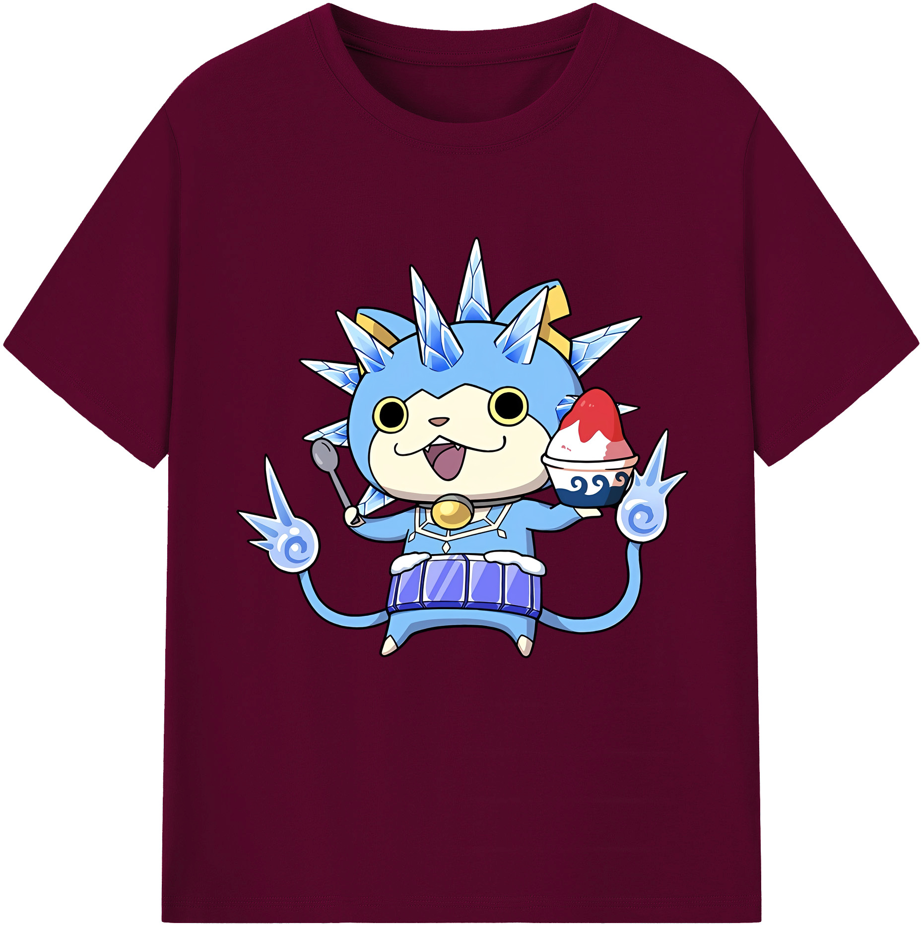 （画像用） 妖怪ウォッチ Yo-kai Watch レディースカジュアルプリントTシャツ（綿100％）